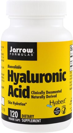 Hyaluronic Acid, 50 mg, 120 Veggie Caps by Jarrow Formulas, 健康，女性，皮膚，美容，透明質酸 HK 香港