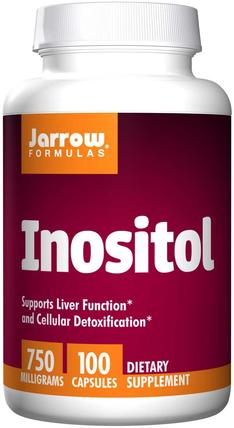 Inositol, 750 mg, 100 Capsules by Jarrow Formulas, 維生素，肌醇 HK 香港