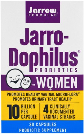 Jarro-Dophilus Probiotics, 10 Billion, For Women, 30 Capsules by Jarrow Formulas, 健康，女性，補品，益生菌 HK 香港