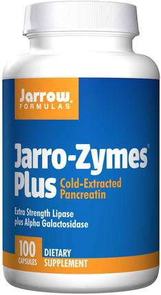 Jarro-Zymes Plus, 100 Capsules by Jarrow Formulas, 補充劑，酶，消化酶 HK 香港