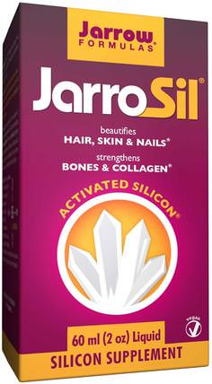 JarroSil, Activated Silicon, Liquid, 2 oz (60 ml) by Jarrow Formulas, 補充劑，礦物質，二氧化矽（矽） HK 香港