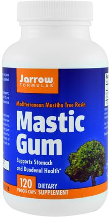 Mastic Gum, 500 mg, 120 Veggie Caps by Jarrow Formulas, 洗澡，美容，口腔牙齒護理，乳香樹膠，健康 HK 香港