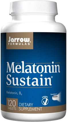 Melatonin Sustain, 120 Tablets by Jarrow Formulas, 補充劑，睡眠，褪黑激素 HK 香港
