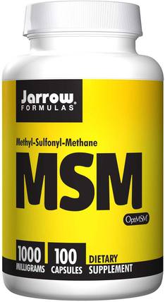 MSM, 1000 mg, 100 Veggie Caps by Jarrow Formulas, 健康 HK 香港