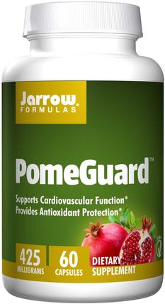 PomGuard, 60 Veggie Caps by Jarrow Formulas, 補充劑，抗氧化劑，石榴汁提取物 HK 香港
