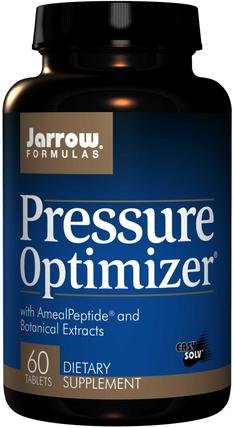 Pressure Optimizer, 60 Tablets by Jarrow Formulas, 健康，血壓 HK 香港