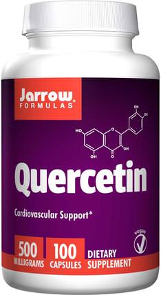 Quercetin, 500 mg, 100 Capsules by Jarrow Formulas, 補充劑，槲皮素 HK 香港