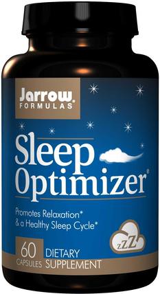 Sleep Optimizer, 60 Capsules by Jarrow Formulas, 補充劑，睡眠，褪黑激素 HK 香港