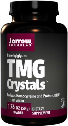 TMG Crystals, 50 g by Jarrow Formulas, 補充劑，tmg（無水甜菜鹼），健康 HK 香港