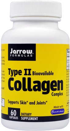 Type II Collagen Complex, 60 Capsules by Jarrow Formulas, 健康，骨骼，骨質疏鬆症，II型膠原蛋白 HK 香港