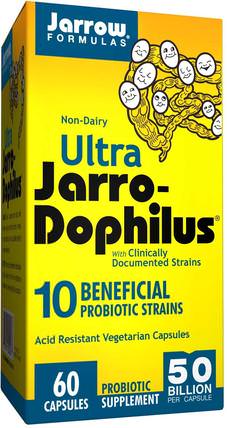 Ultra Jarro-Dophilus, 60 Capsules (Ice) by Jarrow Formulas, 補充劑，益生菌，冰冷藏產品 HK 香港