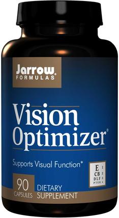 Vision Optimizer, 90 Capsules by Jarrow Formulas, 補充劑，類胡蘿蔔素，玉米黃質，健康，眼部護理，視力保健 HK 香港
