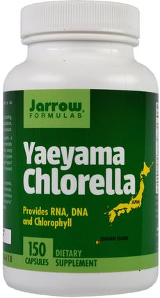 Yaeyama Chlorella, 150 Capsules by Jarrow Formulas, 補品，超級食品，小球藻yaeyama，小球藻 HK 香港