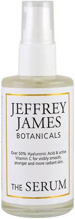 The Serum, Deeply Hydrating, 2.0 oz (59 ml) by Jeffrey James Botanicals, 美容，面部護理，皮膚類型抗衰老皮膚 HK 香港