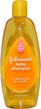 Baby Shampoo, 15 fl oz (444 ml) by Johnsons Baby, 洗澡，美容，洗髮水，兒童洗髮水，沐浴露，兒童沐浴露，兒童沐浴露 HK 香港