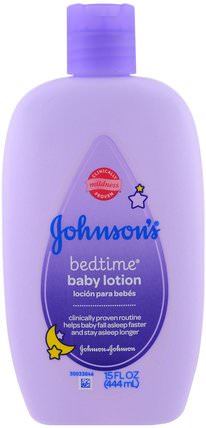Baby Bedtime Lotion, 15 fl oz (444 ml) by Johnsons Baby, 洗澡，美容，潤膚露，嬰兒潤膚露 HK 香港