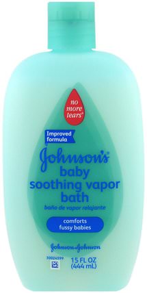 Soothing Vapor Baby Bath, 15 fl oz (444 ml) by Johnsons Baby, 洗澡，美容，沐浴露，兒童沐浴露，兒童沐浴露，兒童健康，兒童沐浴 HK 香港