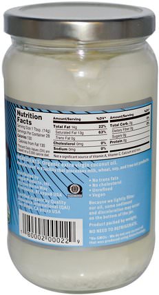 Beyond Organic Coconut Oil, 14 oz (397 g) by Jungle Products, 食物，椰子油 HK 香港