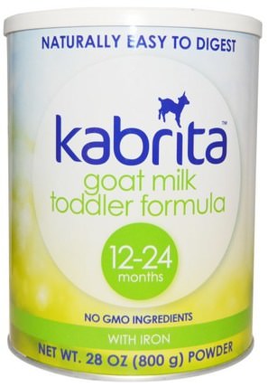 Goat Milk Toddler Formula with Iron, 28 oz (800 g) by Kabrita, 兒童健康，嬰兒配方奶粉和奶粉，山羊奶配方 HK 香港