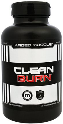 Clean Burn, 180 Veggie Caps by Kaged Muscle, 減肥，飲食，脂肪燃燒器 HK 香港