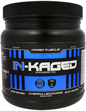 In-Kaged Intra-Workout Fuel, Cherry Lemonade, 11.92 oz (338 g) by Kaged Muscle, 運動，肌肉 HK 香港