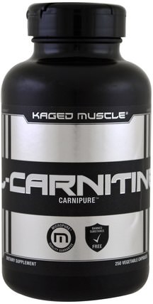 L-Carnitine, 250 Veggie Caps by Kaged Muscle, 補充劑，氨基酸，左旋肉鹼 HK 香港