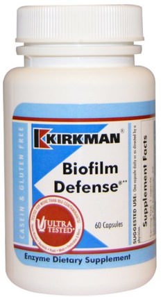 Biofilm Defense, 60 Capsules by Kirkman Labs, 補品，消化酶，健康 HK 香港