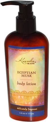 Body Lotion, Egyptian Musk, 6 fl oz (177 ml) by Kuumba Made, 洗澡，美容，潤膚露 HK 香港