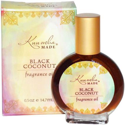 Fragrance Oil, Black Coconut, 0.5 oz (14.7 ml) by Kuumba Made, 洗澡，美容，香水噴霧 HK 香港