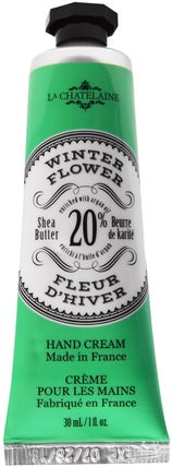 Hand Cream, Winter Flower, 1 fl oz (30 ml) by La Chatelaine, 洗澡，美容，護手霜 HK 香港