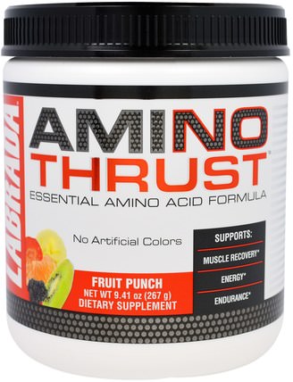 Amino Thrust, Fruit Punch, 9.41 oz (267 g) by Labrada Nutrition, 健康 HK 香港