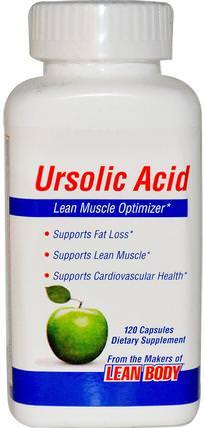 Ursolic Acid, Lean Muscle Optimizer, 120 Capsules by Labrada Nutrition, 運動，肌肉，脂肪燃燒器 HK 香港