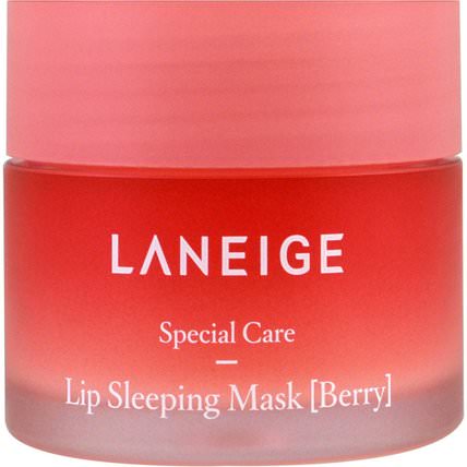 Lip Sleeping Mask, Berry, 20 g by Laneige, 美容，面膜 HK 香港