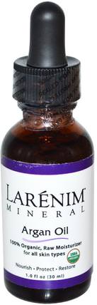 Argan Oil, 1.0 fl oz (30 ml) by Larenim, 洗澡，美容，摩洛哥堅果，面部護理，皮膚 HK 香港