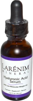 Hyaluronic Acid Serum, 1 fl oz (30 ml) by Larenim, 健康，皮膚精華，美容，透明質酸皮膚 HK 香港