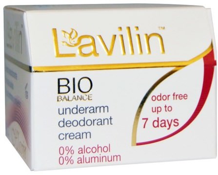 Underarm Deodorant Cream, 12.5 g by Lavilin, 洗澡，美容，除臭霜 HK 香港