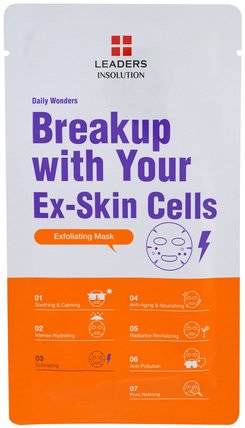 Daily Wonders, Breakup with Your Ex-Skin Cells Exfoliating Mask, 1 Mask by Leaders, 美容，面膜，面膜 HK 香港