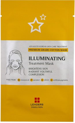 Illuminating Treatment Mask, 1 Mask, 25 ml by Leaders, 美容，面膜，面膜 HK 香港