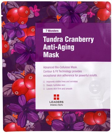 Tundra Cranberry Anti-Aging Mask, 1 Mask by Leaders, 美容，面膜，面膜 HK 香港
