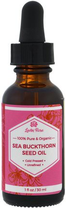 100% Pure & Organic Sea Buckthorn Seed Oil, 1 fl oz (30 ml) by Leven Rose, 補品，沙棘 HK 香港