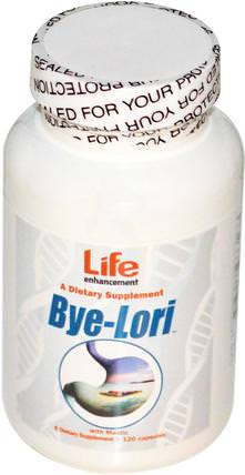 Bye-Lori, 120 Capsules by Life Enhancement, 補充劑，抗氧化劑，口腔牙科護理 HK 香港