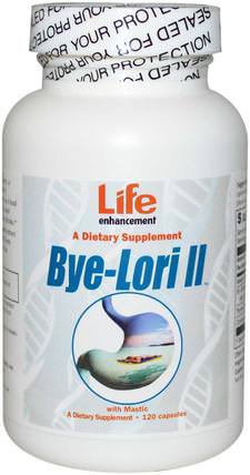 Bye-Lori II, with Mastic, 120 Capsules by Life Enhancement, 補充劑，抗氧化劑，口腔牙科護理 HK 香港