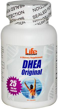 DHEA Original, 60 Capsules by Life Enhancement, 補品，dhea，骨，骨質疏鬆症 HK 香港