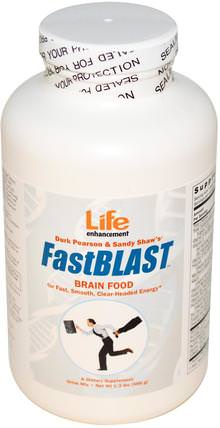 Durk Pearson & Sandy Shaw, FastBlast, 1.3 lbs (588 g) by Life Enhancement, 補充劑，氨基酸，l苯丙氨酸 HK 香港