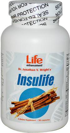 InsuLife, 90 Capsules by Life Enhancement, 健康，血糖，補品，桑椹 HK 香港