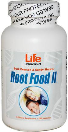 Root Food II, 120 Capsules by Life Enhancement, 健康，女性，頭髮補充劑，指甲補品，皮膚補充劑 HK 香港