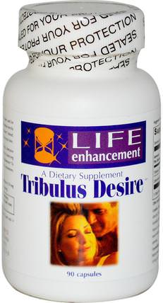 Tribulus Desire, 90 Capsules by Life Enhancement, 補品，dhea，男人 HK 香港