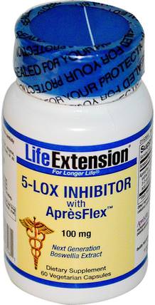 5-Lox Inhibitor, with ApresFlex, 100 mg, 60 Veggie Caps by Life Extension, 健康，女性，boswellia HK 香港