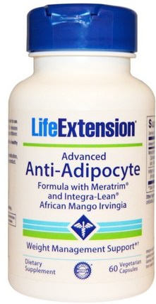 Advanced Anti-Adipocyte Formula, 60 Veggie Caps by Life Extension, 健康，飲食 HK 香港