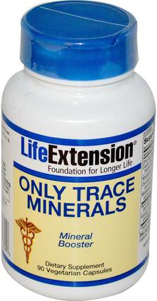 Only Trace Minerals, 90 Veggie Caps by Life Extension, 補品，礦物質，微量元素 HK 香港